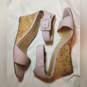 Talbots Lavender‎ Wedge Sandals